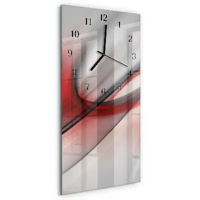 Moderne wanduhr vertikal Abstraktion