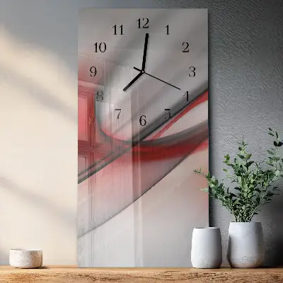 Moderne wanduhr vertikal Abstraktion