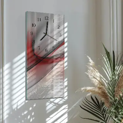 Moderne wanduhr vertikal Abstraktion