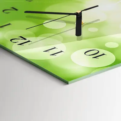Vertikale glas wanduhr Muster