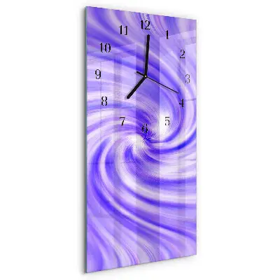 Wanduhr mit motiv vertikal Wirbel