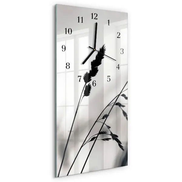 Wanduhr design ausgefallen vertikal Getreide