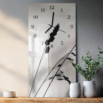 Wanduhr design ausgefallen vertikal Getreide