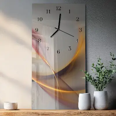 Moderne wanduhr vertikal Abstraktion