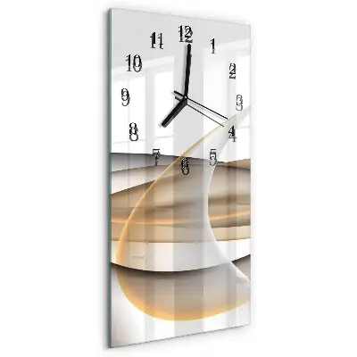 Wanduhr mit motiv vertikal Abstraktion