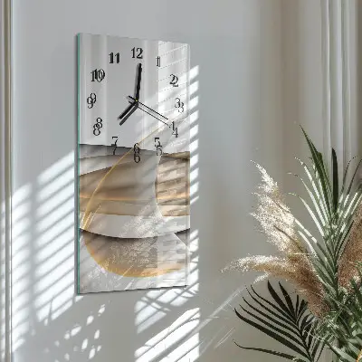 Wanduhr mit motiv vertikal Abstraktion