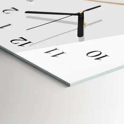 Wanduhr mit motiv vertikal Abstraktion