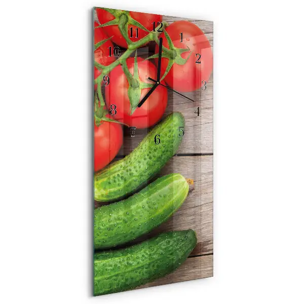 Vertikale Uhr Gemüse