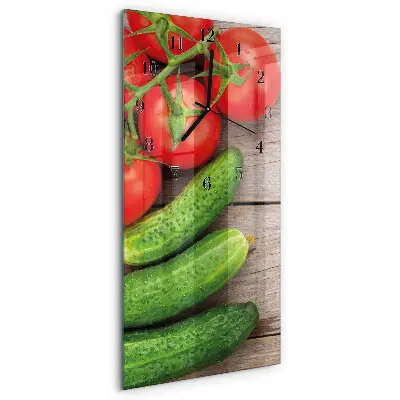 Vertikale Uhr Gemüse