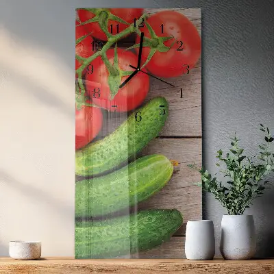Vertikale Uhr Gemüse