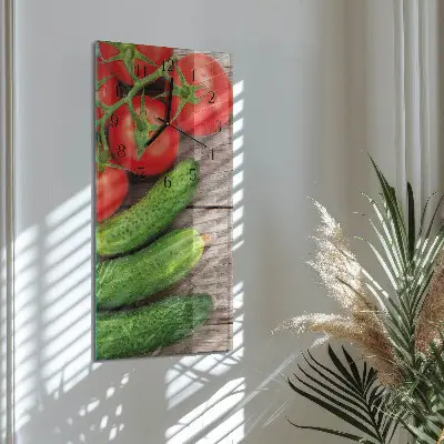 Vertikale Uhr Gemüse