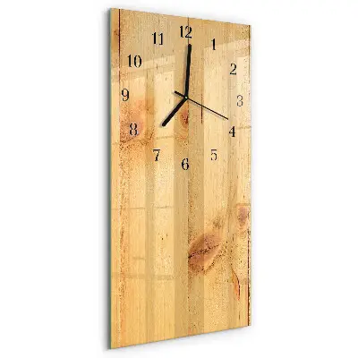 Vertikale Uhr Holz