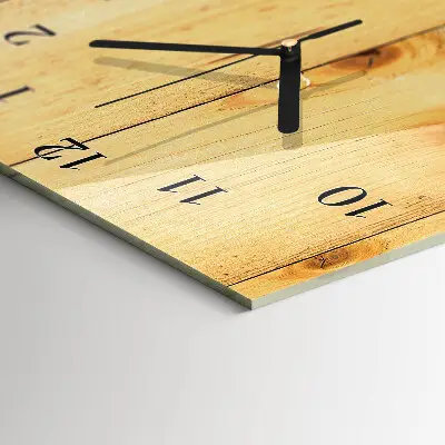 Vertikale Uhr Holz