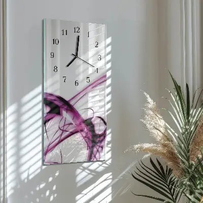 Wanduhr design ausgefallen vertikal Abstraktion