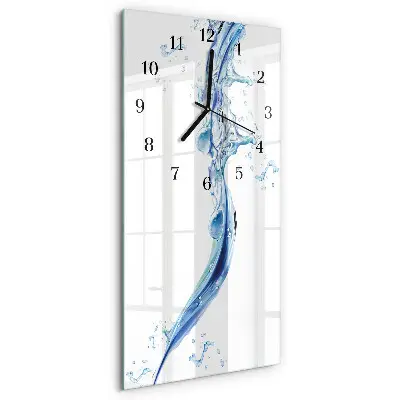 Wanduhr design ausgefallen vertikal Wasser