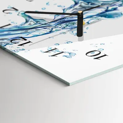 Wanduhr design ausgefallen vertikal Wasser