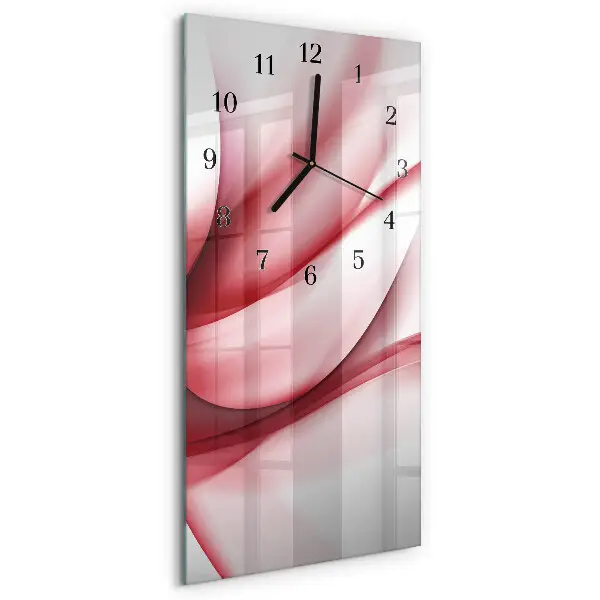 Wanduhr mit motiv vertikal Abstraktion