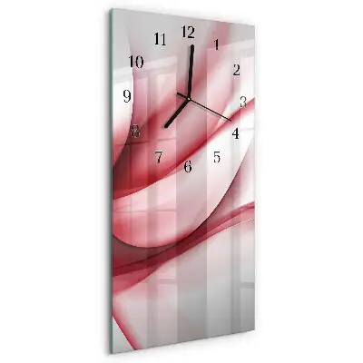 Wanduhr mit motiv vertikal Abstraktion