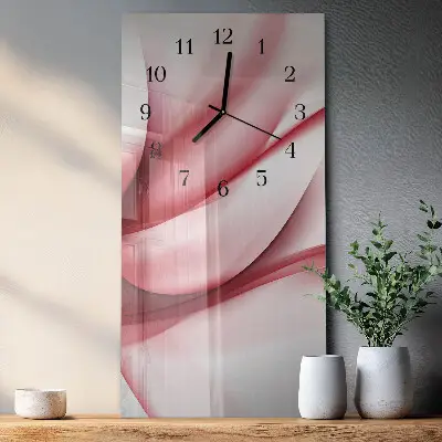 Wanduhr mit motiv vertikal Abstraktion