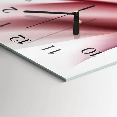 Wanduhr mit motiv vertikal Abstraktion
