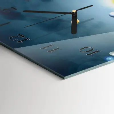 Wanduhr mit motiv vertikal Die Hand des Planeten