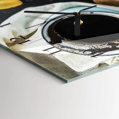 Wanduhr design ausgefallen vertikal Handschlag