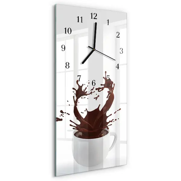 Vertikale Uhr Kaffee