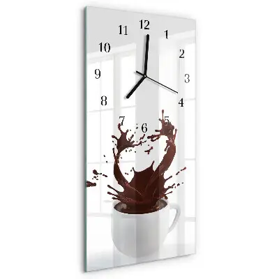 Vertikale Uhr Kaffee