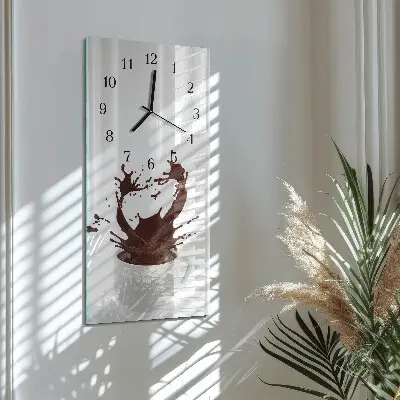 Vertikale Uhr Kaffee