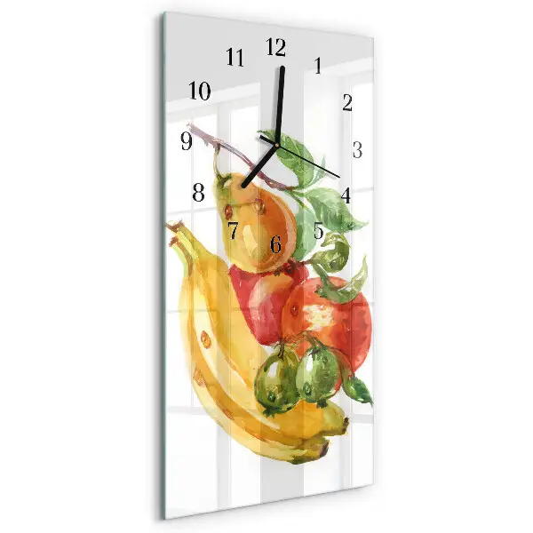 Vertikale Uhr Obst