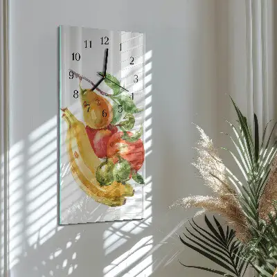Vertikale Uhr Obst