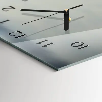 Wanduhr mit motiv vertikal Orchidee