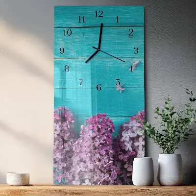 Moderne wanduhr vertikal Baum