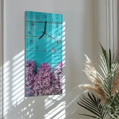 Moderne wanduhr vertikal Baum