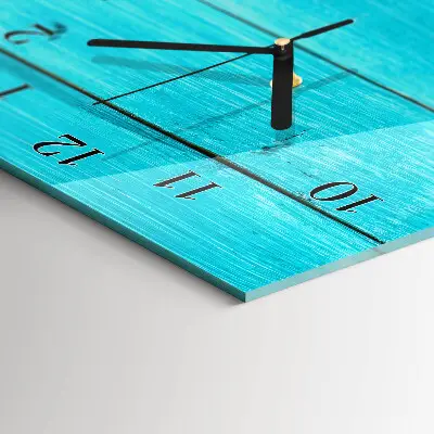 Moderne wanduhr vertikal Baum