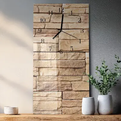 Vertikale Uhr Klinker