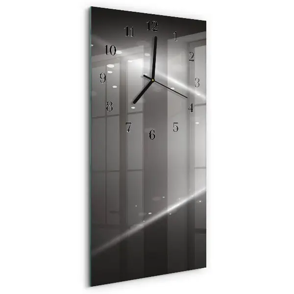 Moderne wanduhr vertikal Muster