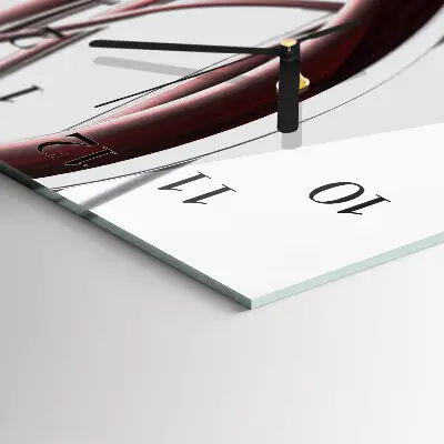 Wanduhr mit motiv vertikal Muster