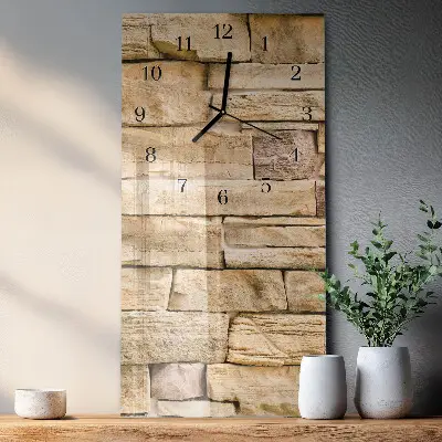 Wanduhr mit motiv vertikal Wand