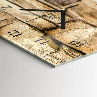 Wanduhr mit motiv vertikal Wand