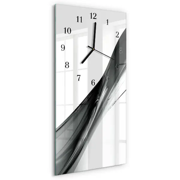 Vertikale glas wanduhr Muster