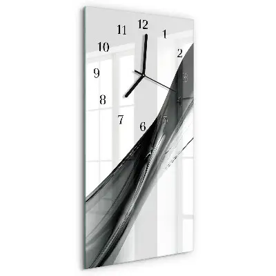 Vertikale glas wanduhr Muster
