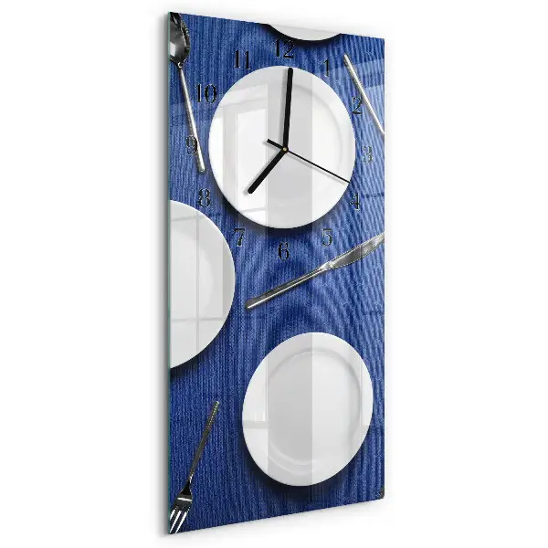 Wanduhr mit motiv vertikal Platte