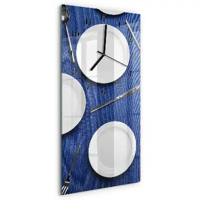 Wanduhr mit motiv vertikal Platte