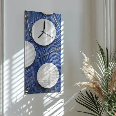 Wanduhr mit motiv vertikal Platte