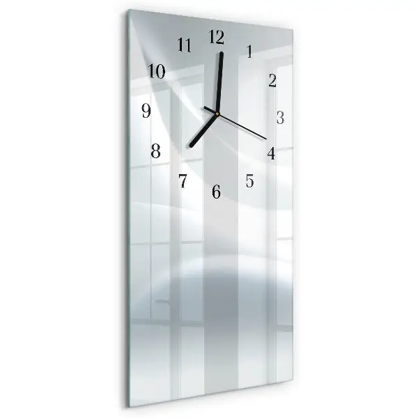 Vertikale glas wanduhr Muster