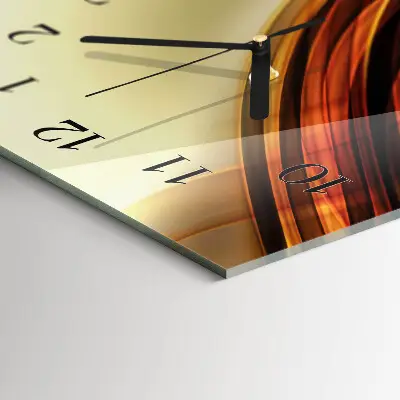 Wanduhr design ausgefallen vertikal Muster