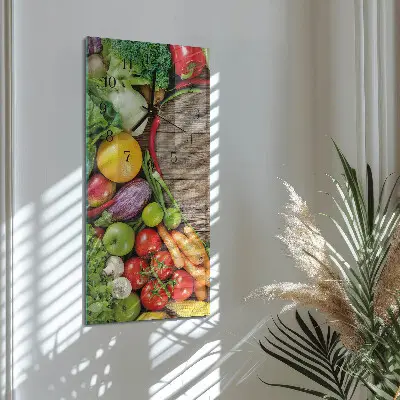 Vertikale Uhr Gemüse