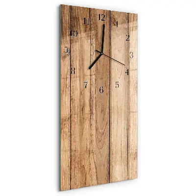 Wanduhr mit motiv vertikal Holz