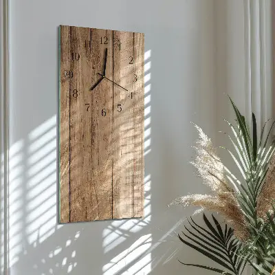 Wanduhr mit motiv vertikal Holz